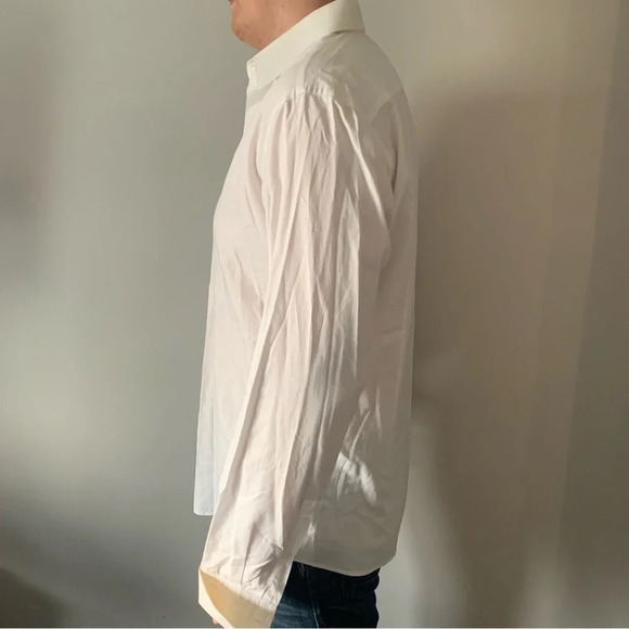 Hugo Boss Mens white dress shirt size 43/17 slim  fit - Picture 2 of 14